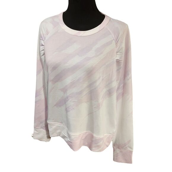 UniPro Long Sleeve Pink Tie Dye Workout Top Medium - Picture 2 of 5